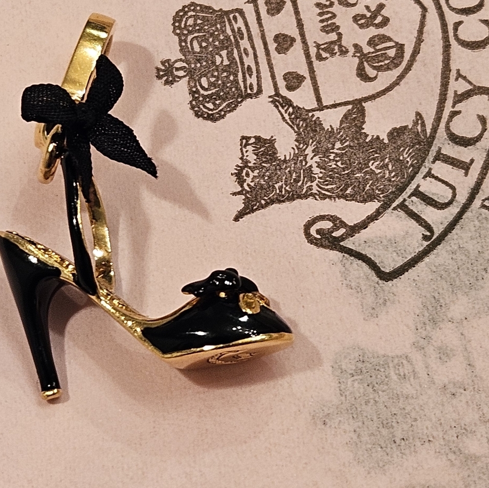 Juicy Couture Black High Heel Charm